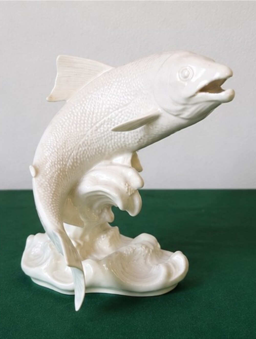 Vintage Goebel W. Germany Porcelain Salmon Fish Figurine